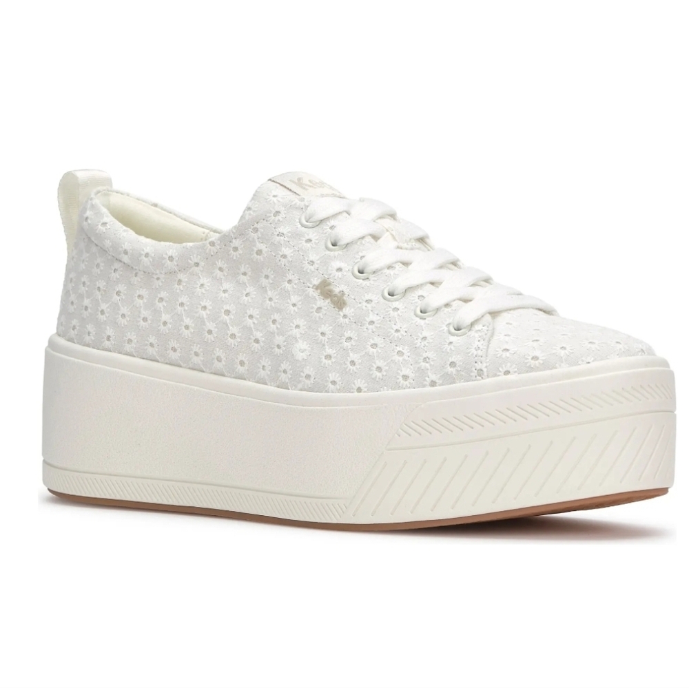 NWOT - Keds Skyler White Platform Sneakers Size 6.5